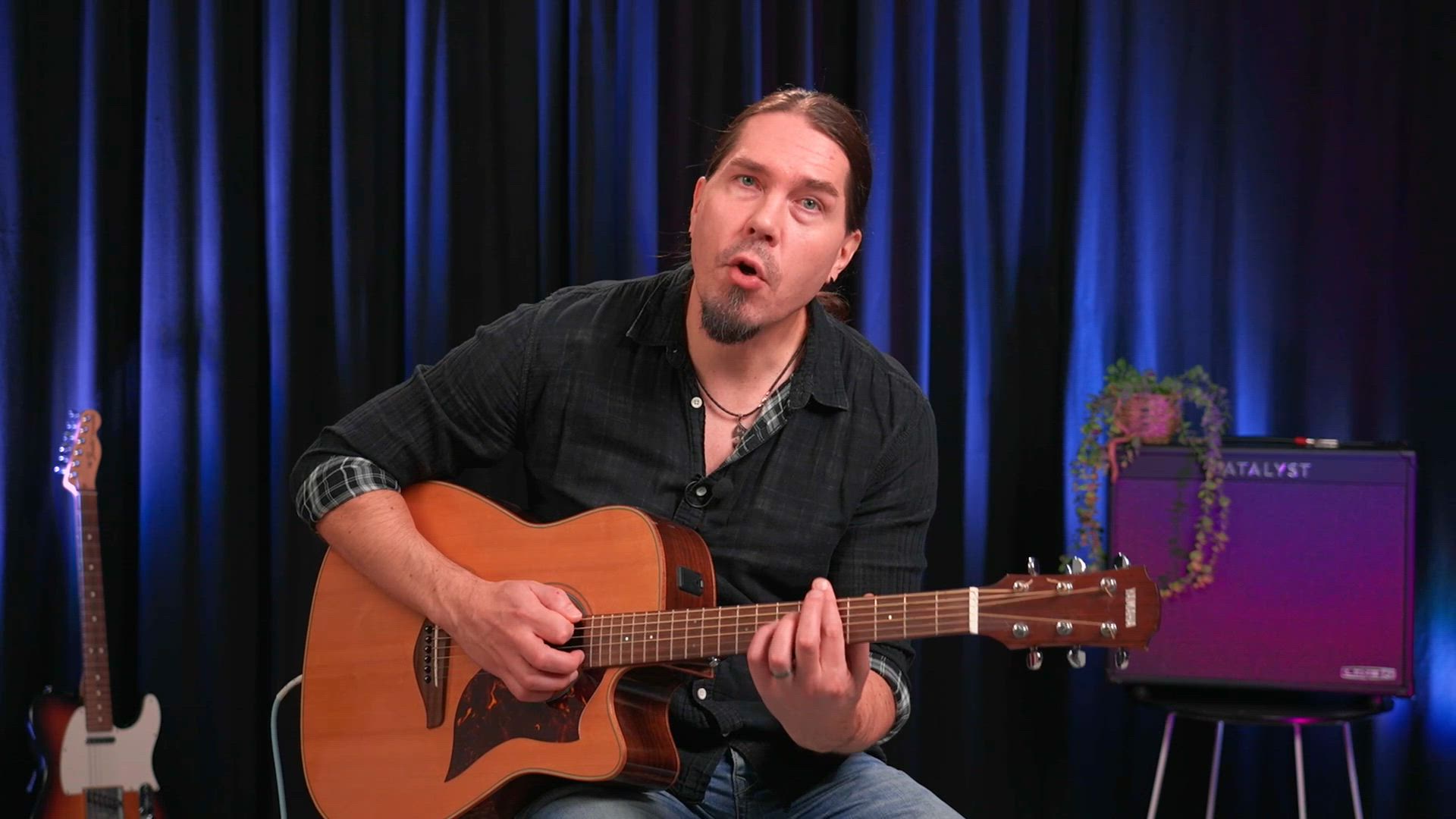 Harjoitus etusormelle ja "mini-barré"