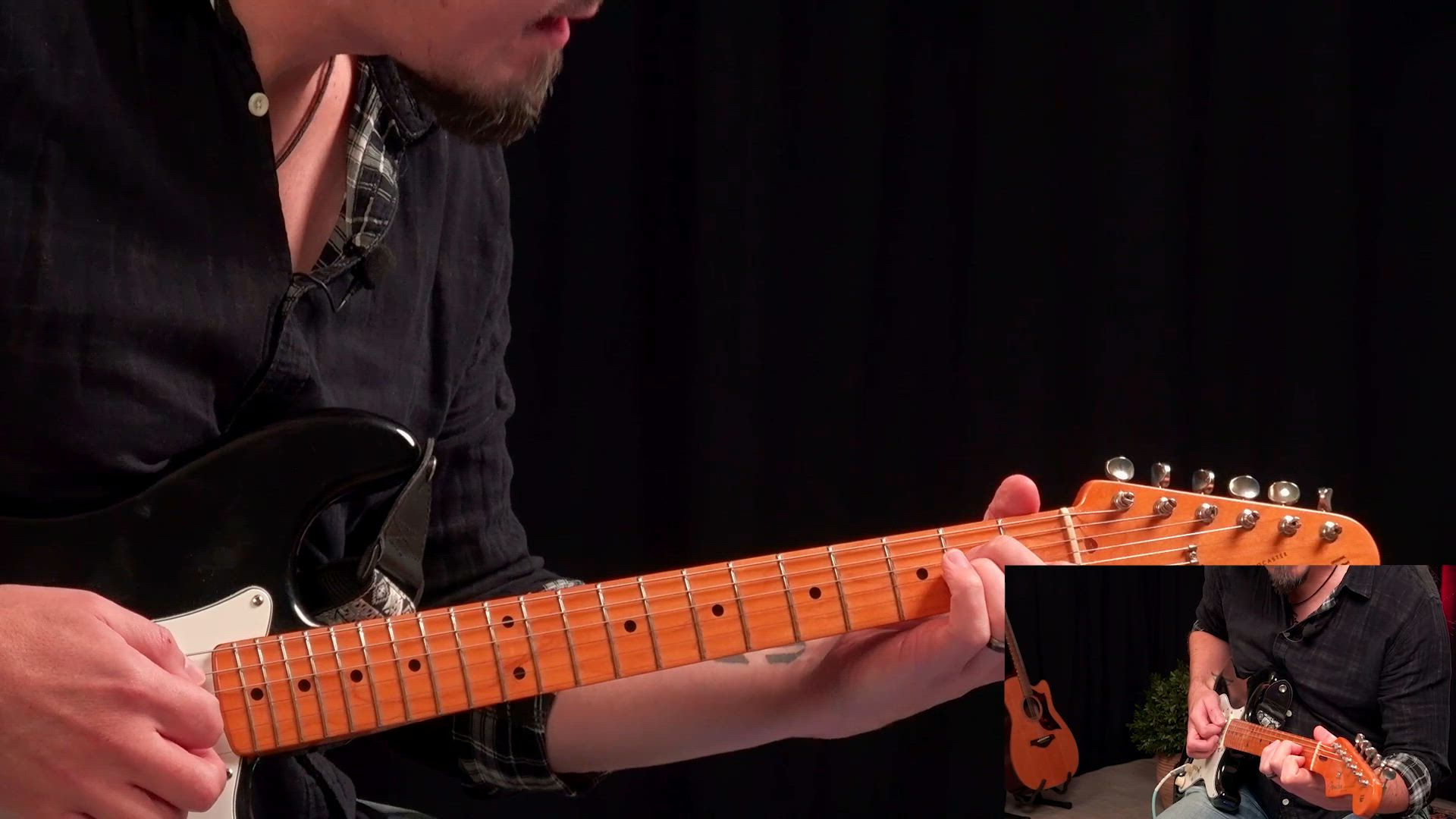 Treeni: Sointuvaihdosharjoitus puolinuoteilla (hidas)